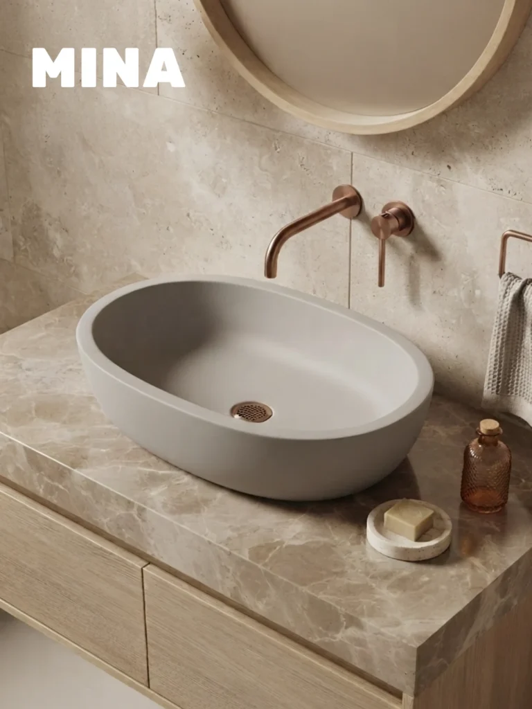stone composite sink mina