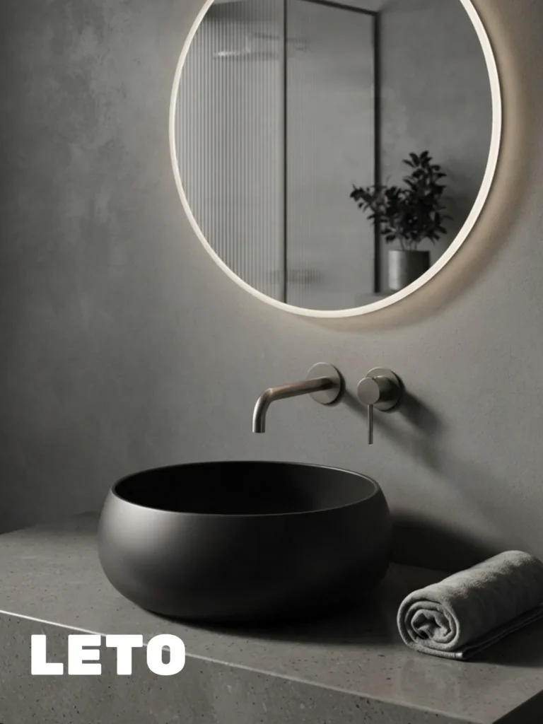 stone composite sink leto